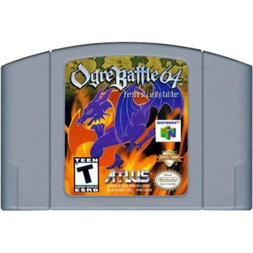 Ogre Battle 64: Person of Lordly Caliber - Authentic Nintendo 64 (N64) Game Cartridge - YourGamingShop.com - Buy, Sell, Trade Video Games Online. 120 Day Warranty. Satisfaction Guaranteed.