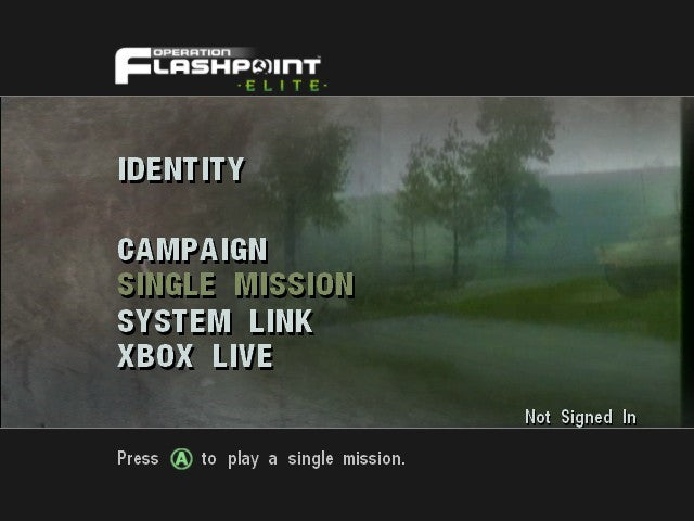 Operation Flashpoint: Elite - Microsoft Xbox Game