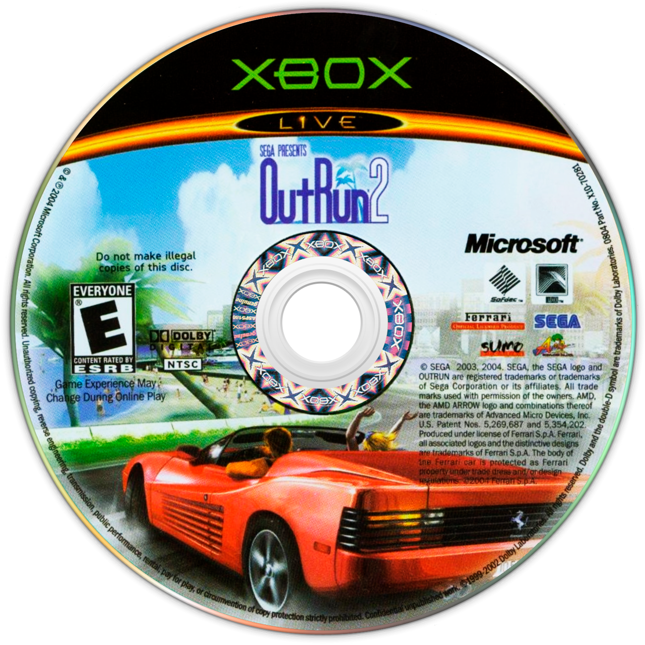 OutRun 2 - Microsoft Xbox Game