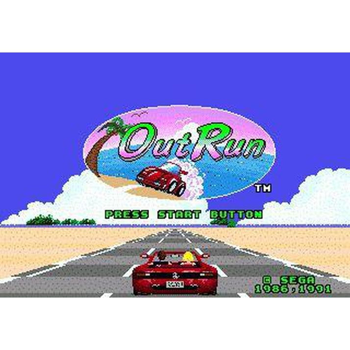 OutRun - Sega Genesis Game Complete - YourGamingShop.com - Buy, Sell, Trade Video Games Online. 120 Day Warranty. Satisfaction Guaranteed.