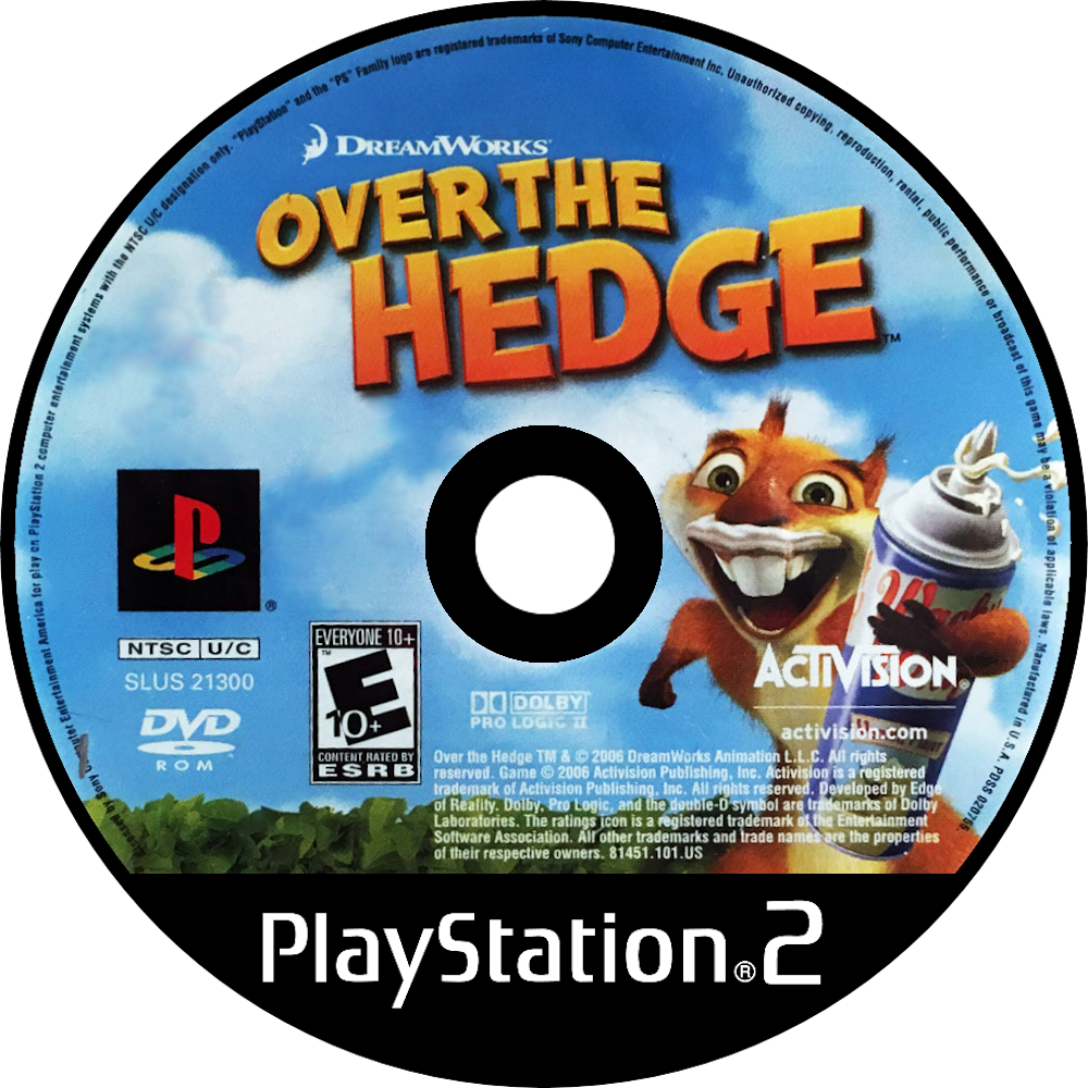 Over the Hedge - PlayStation 2 (PS2) Game