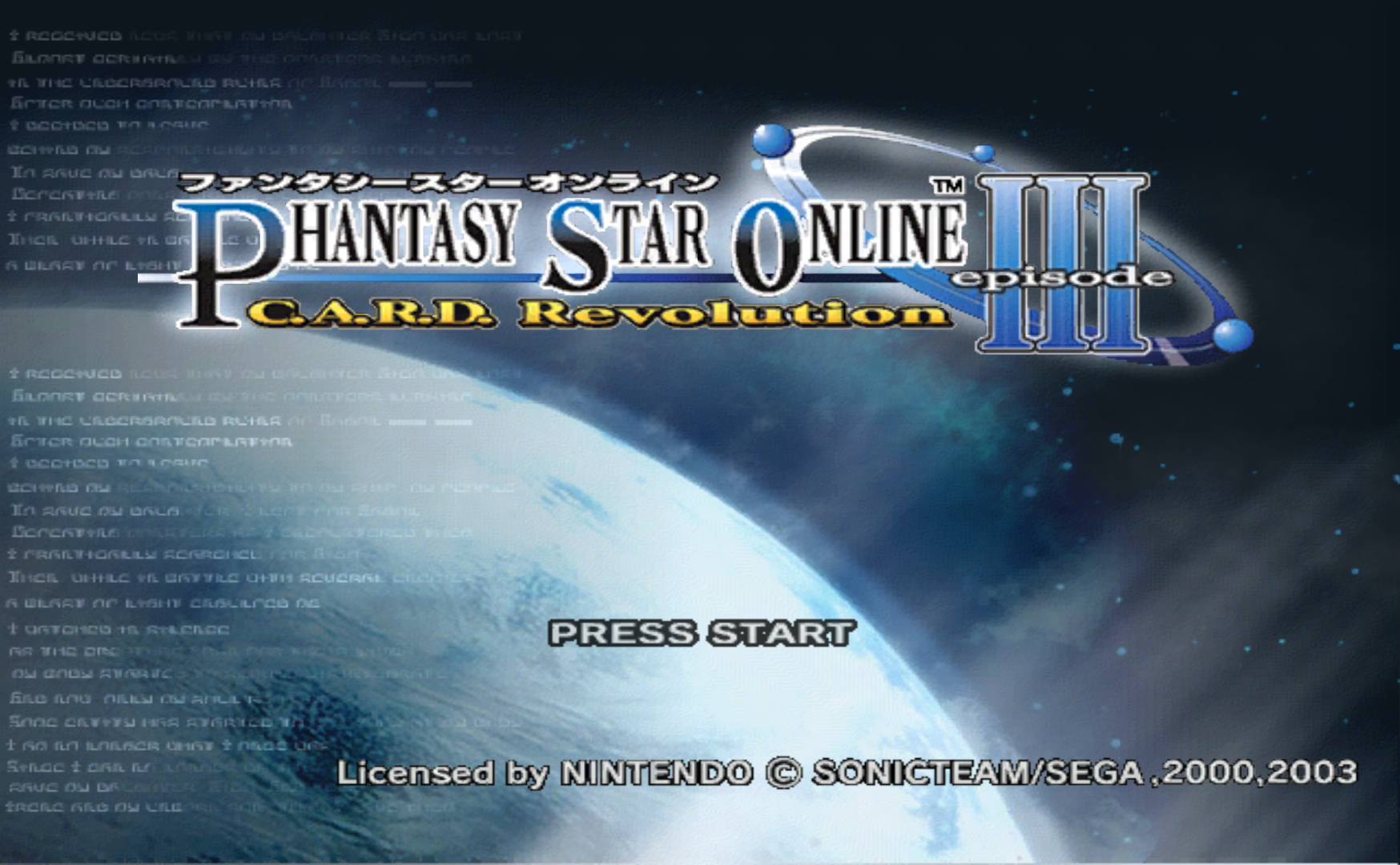 Phantasy Star Online Episode III: C.A.R.D. Revolution - Nintendo GameCube Game
