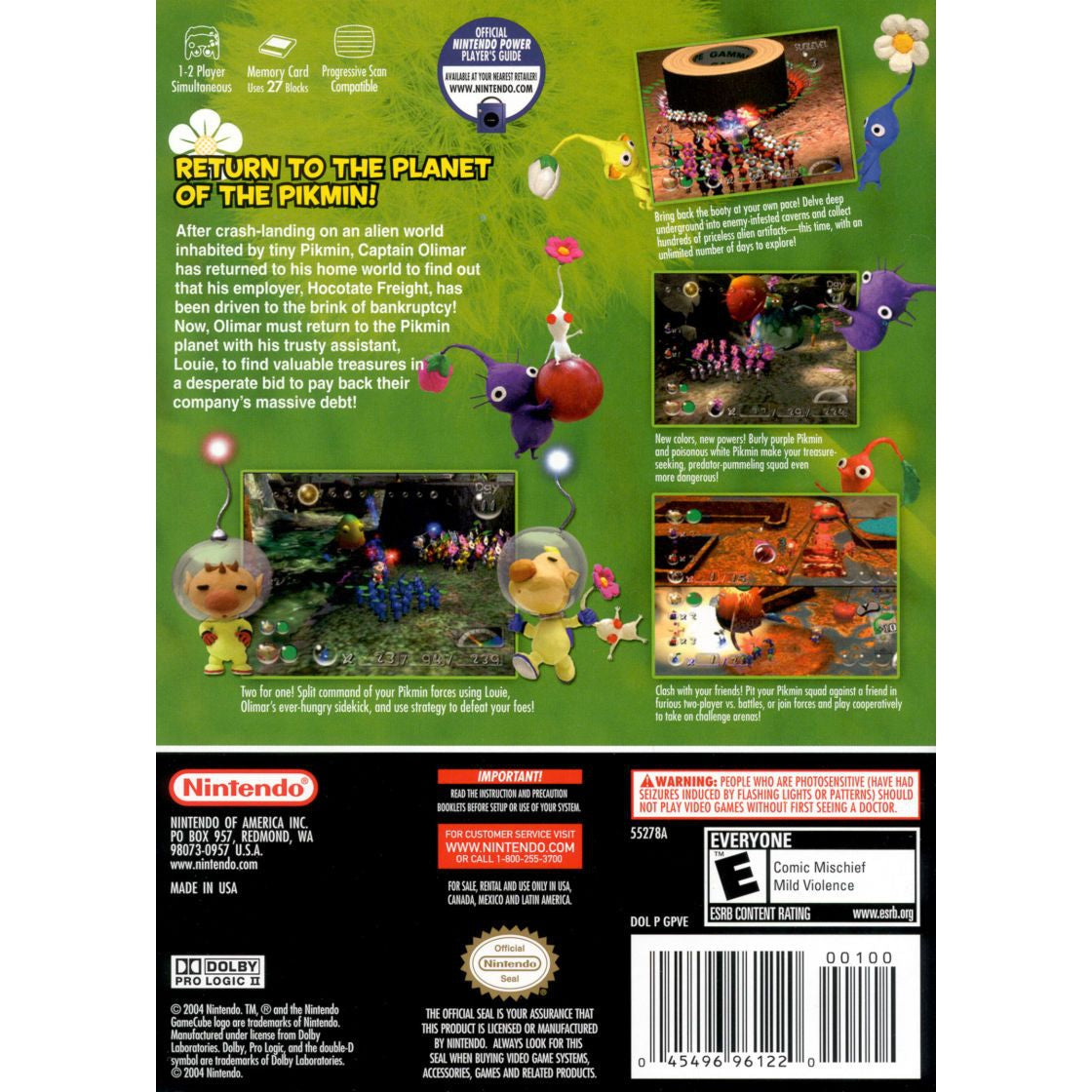Pikmin 2 (Player's Choice) - GameCube Game Complete - YourGamingShop.com - Buy, Sell, Trade Video Games Online. 120 Day Warranty. Satisfaction Guaranteed.