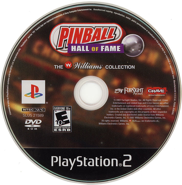 Pinball Hall of Fame: The Williams Collection - Playstation 2 Game