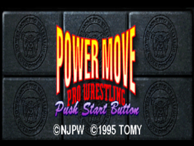 Power Move Pro Wrestling - PlayStation 1 (PS1) Game