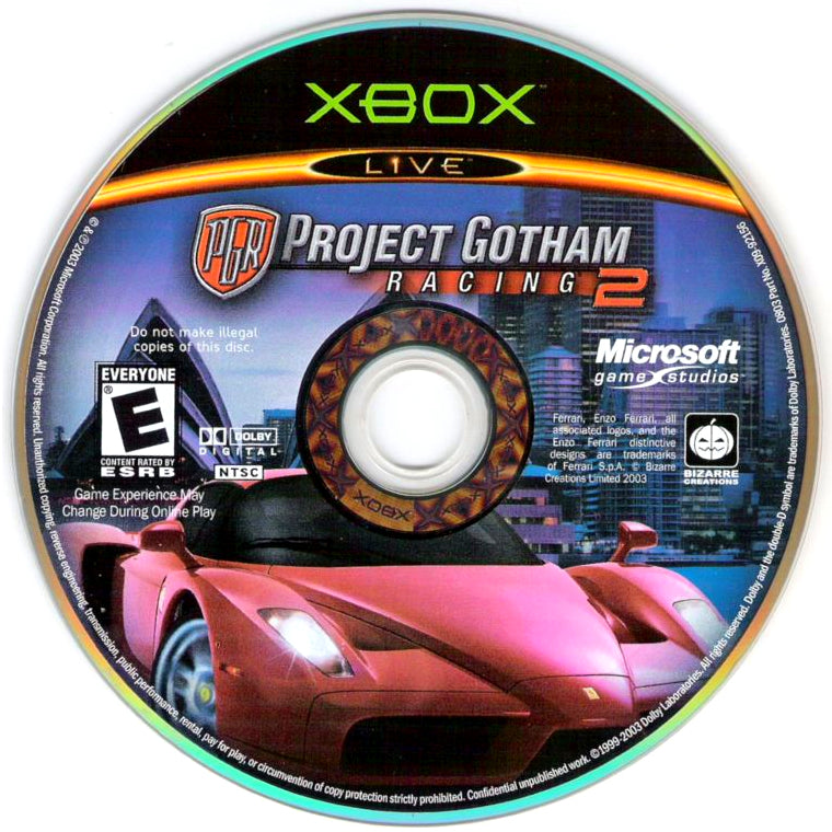 Project Gotham Racing 2 - Microsoft Xbox Game