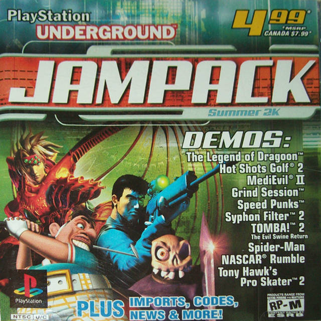 PlayStation Underground: JamPack - Summer 2k - PlayStation 1 (PS1) Game