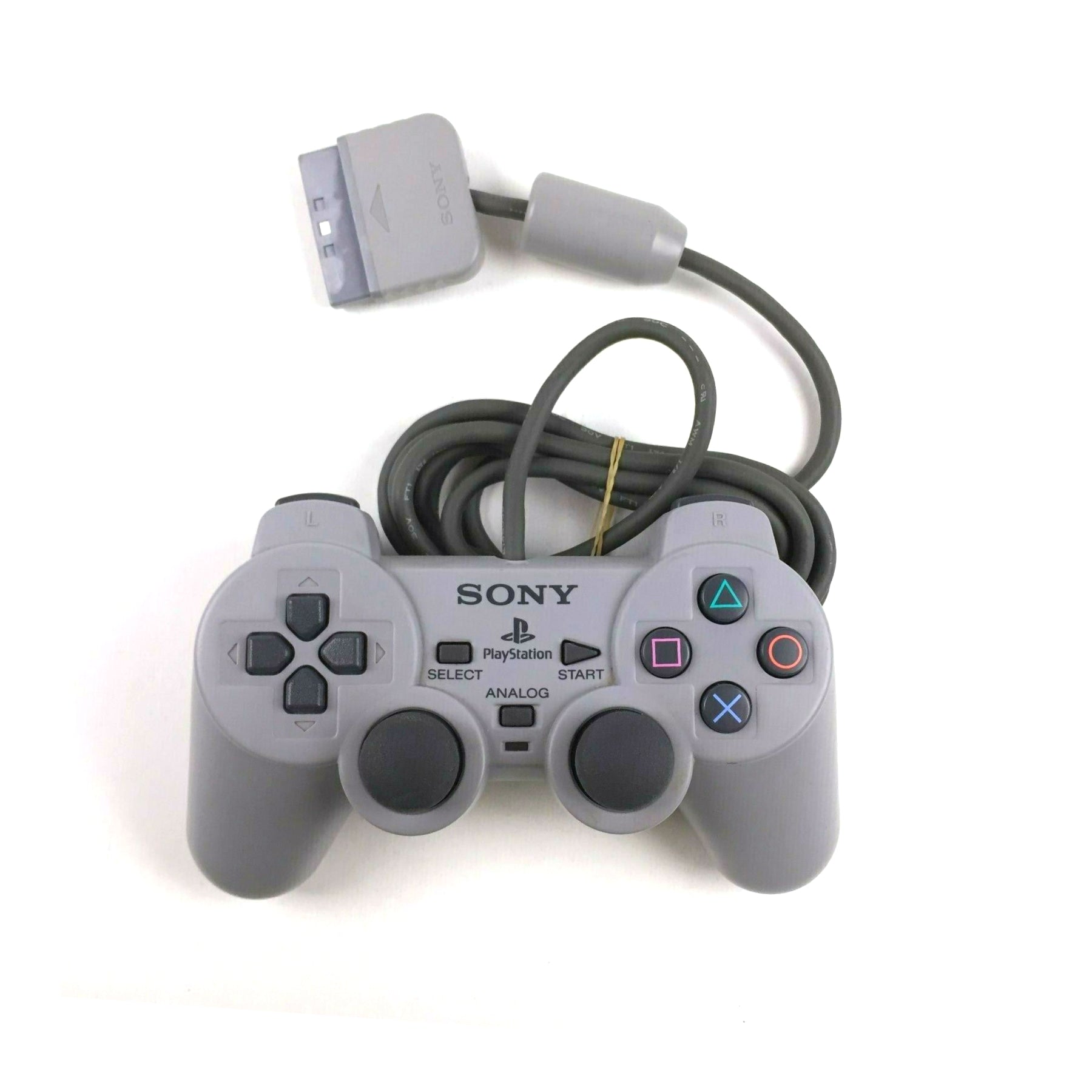 Sony PlayStation 1 DualShock Analog Controller - Gray - YourGamingShop.com - Buy, Sell, Trade Video Games Online. 120 Day Warranty. Satisfaction Guaranteed.