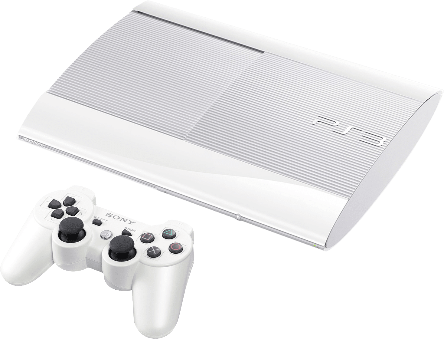 Sony PlayStation 3 (PS3) Super Slim System - 500GB, White
