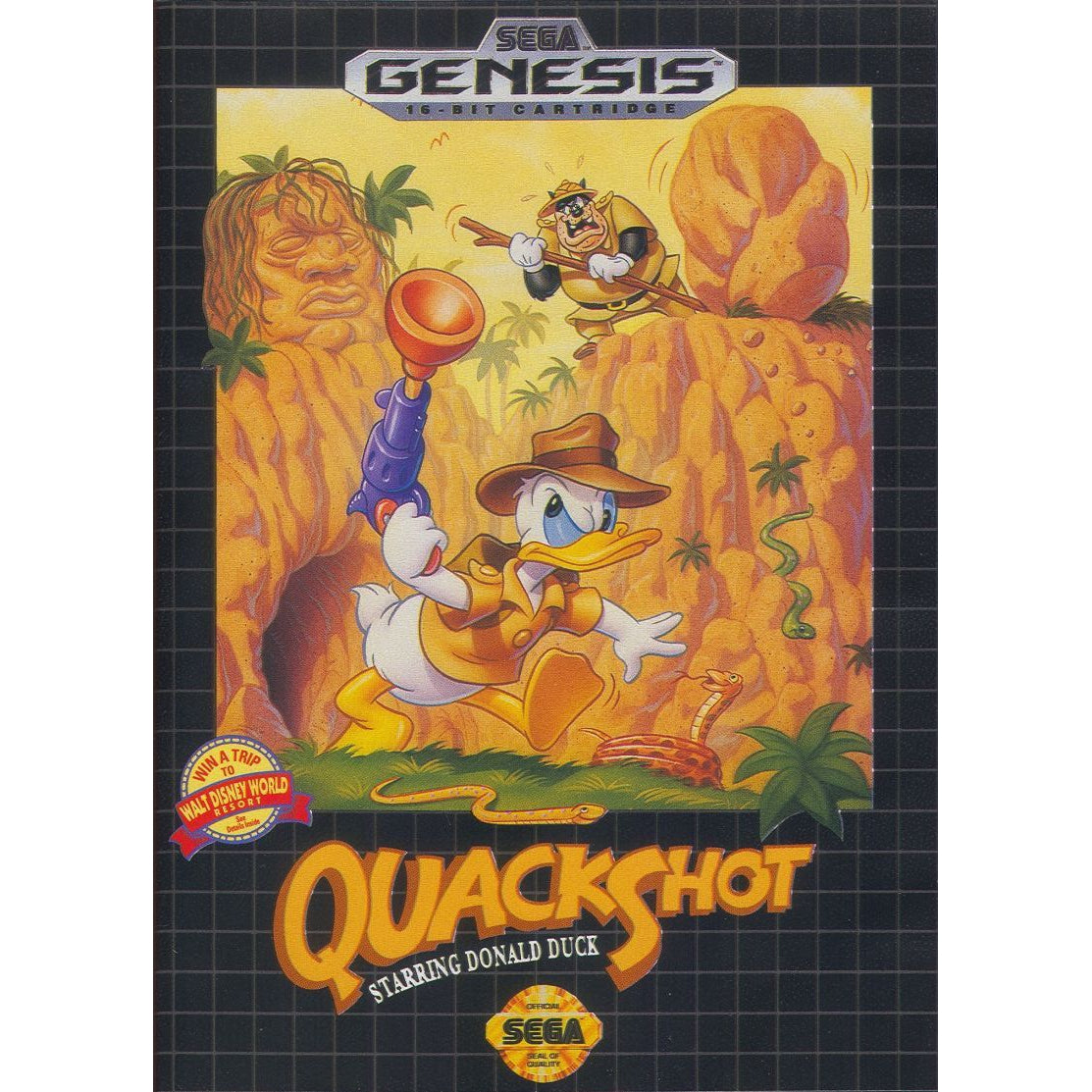 QuackShot Starring Donald Duck - Sega Genesis Game - YourGamingShop.com - Buy, Sell, Trade Video Games Online. 120 Day Warranty. Satisfaction Guaranteed.