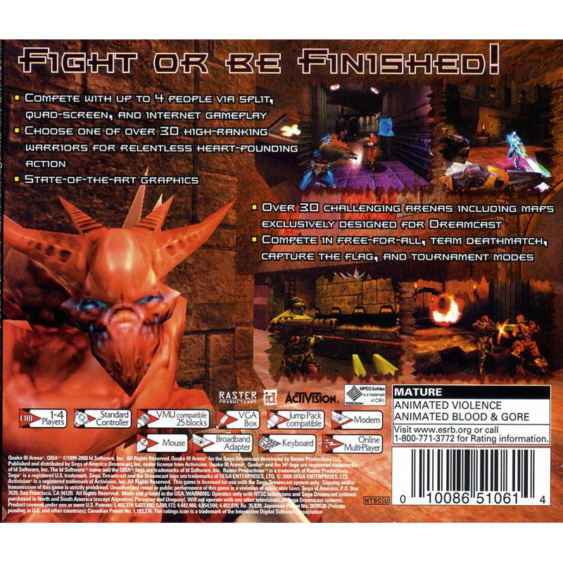 Your Gaming Shop - Quake III: Arena - Sega Dreamcast Game