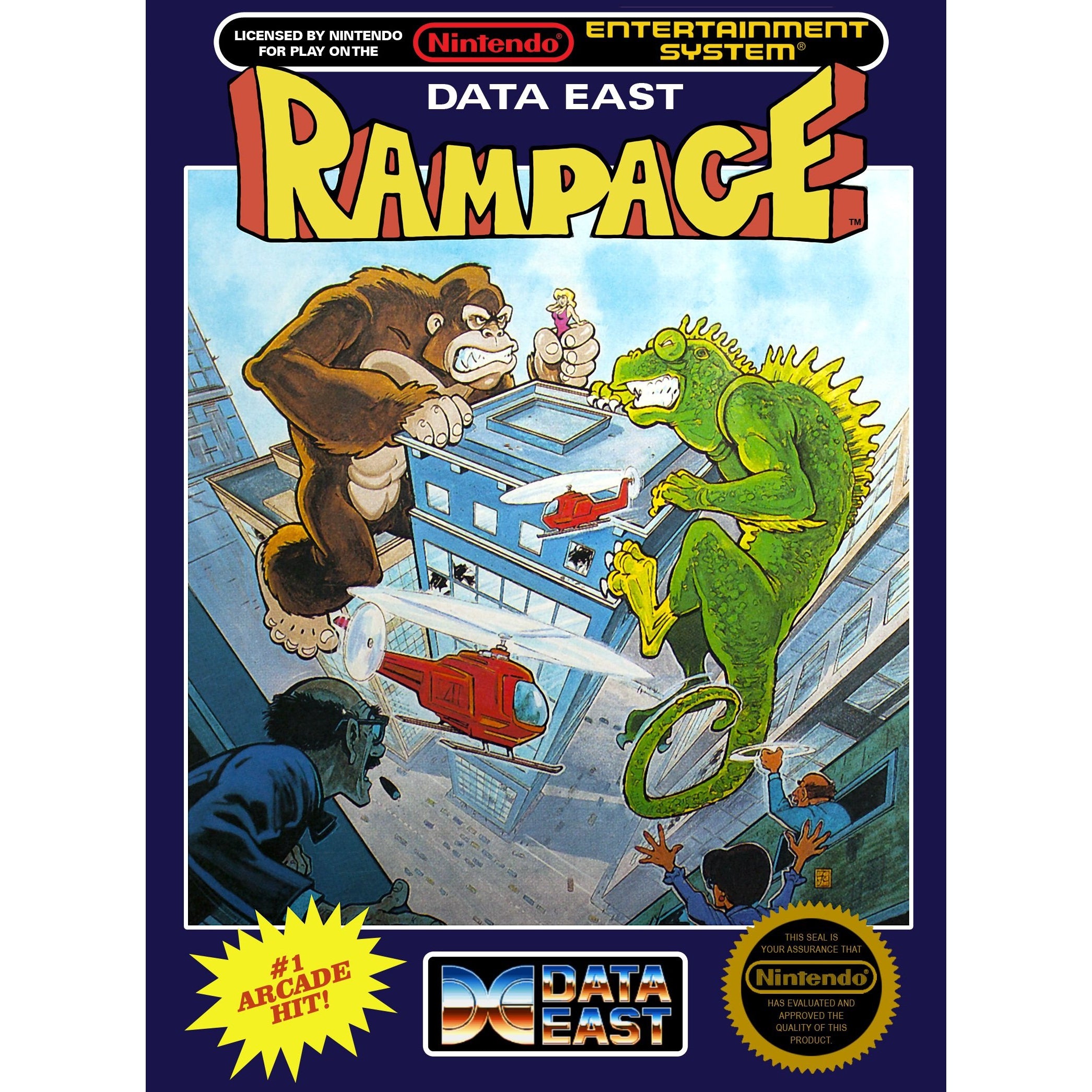 Rampage - Authentic NES Game Cartridge - YourGamingShop.com - Buy, Sell, Trade Video Games Online. 120 Day Warranty. Satisfaction Guaranteed.