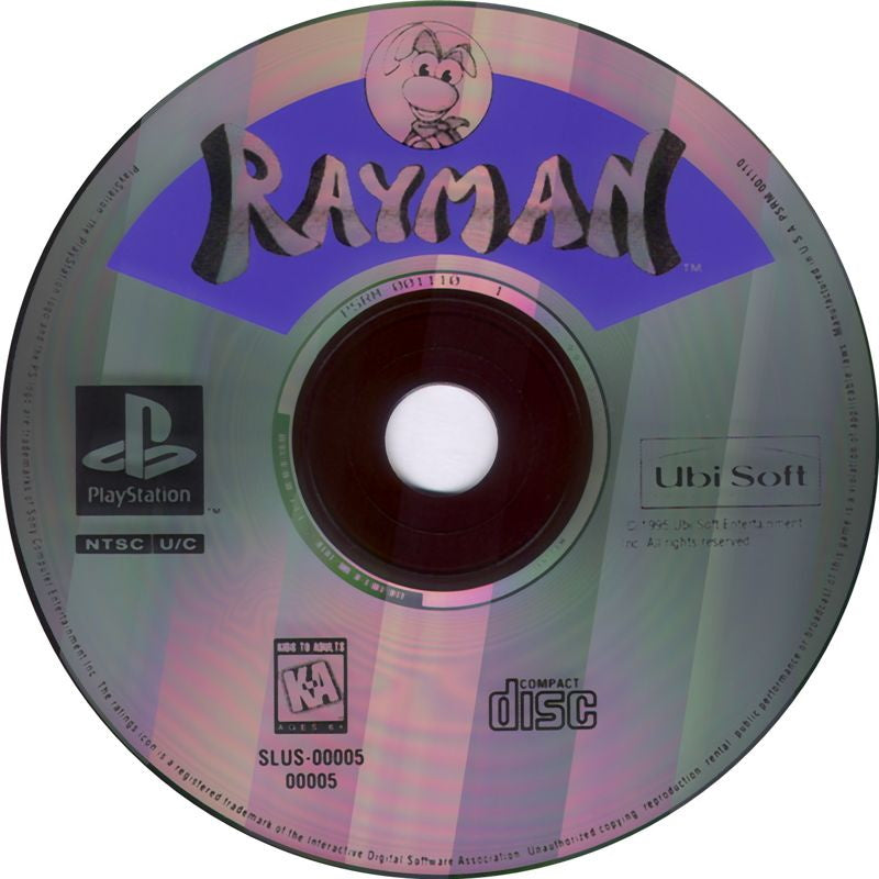 Rayman - PlayStation 1 (PS1) Game