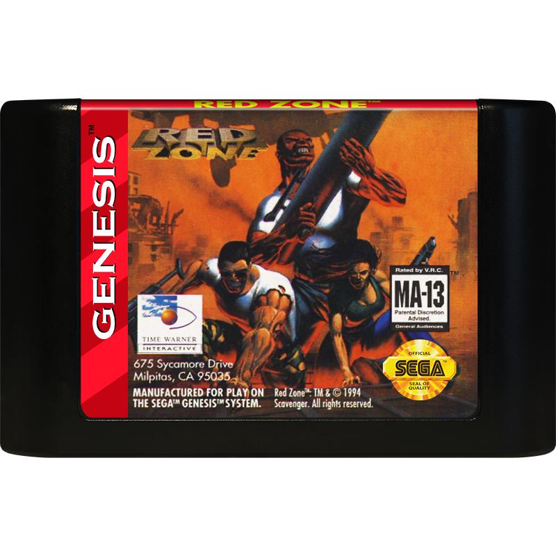 Red Zone - Sega Genesis Game