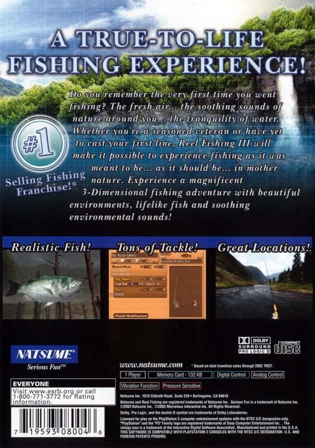 Reel Fishing III - PlayStation 2 (PS2) Game