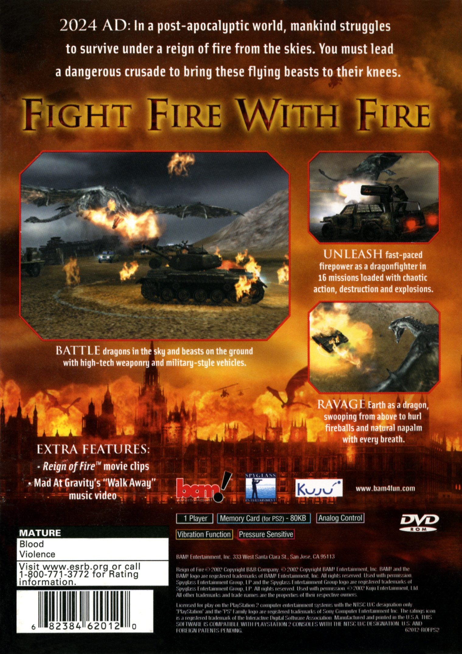 Reign of Fire - PlayStation 2 (PS2) Game