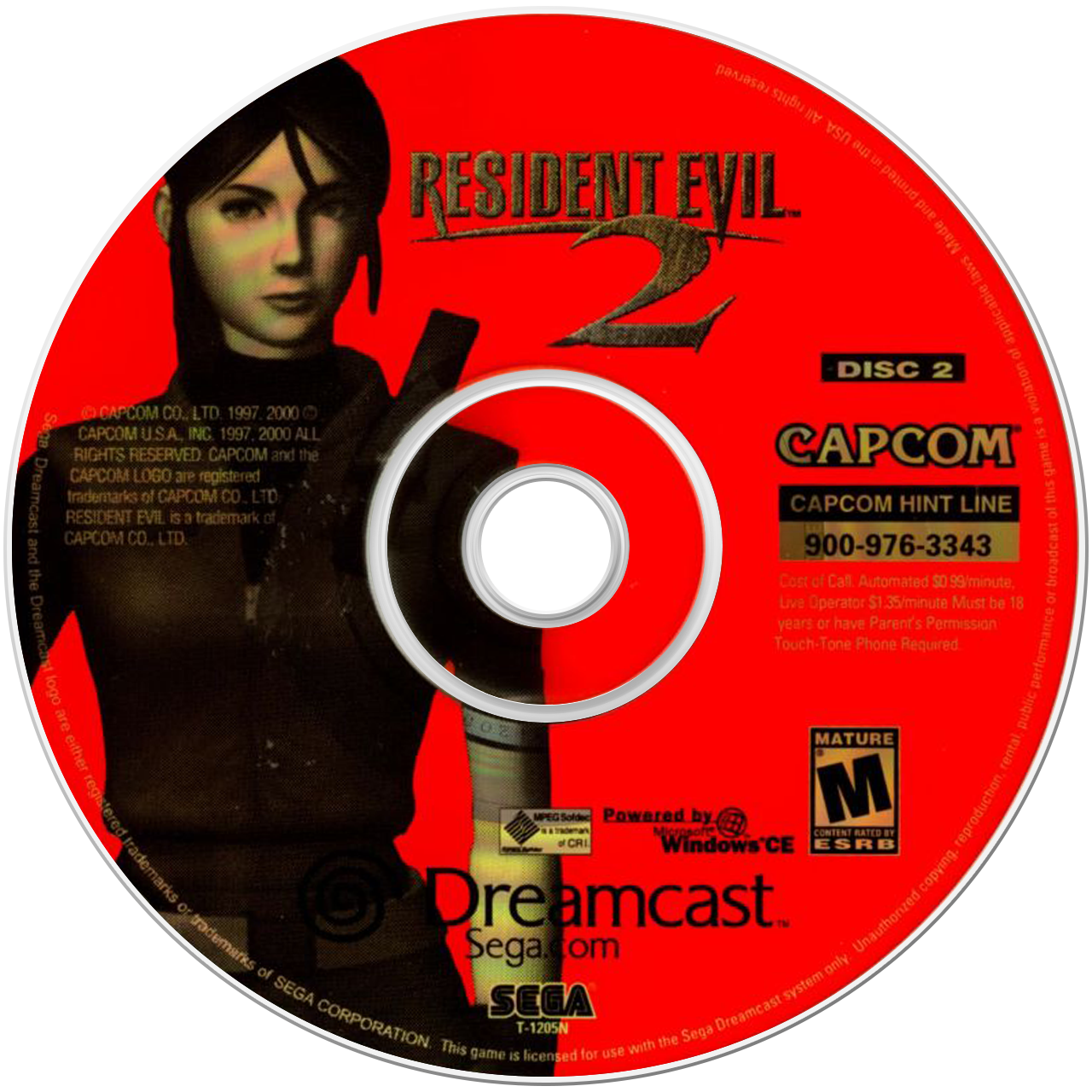 Resident Evil 2  - Sega Dreamcast Game