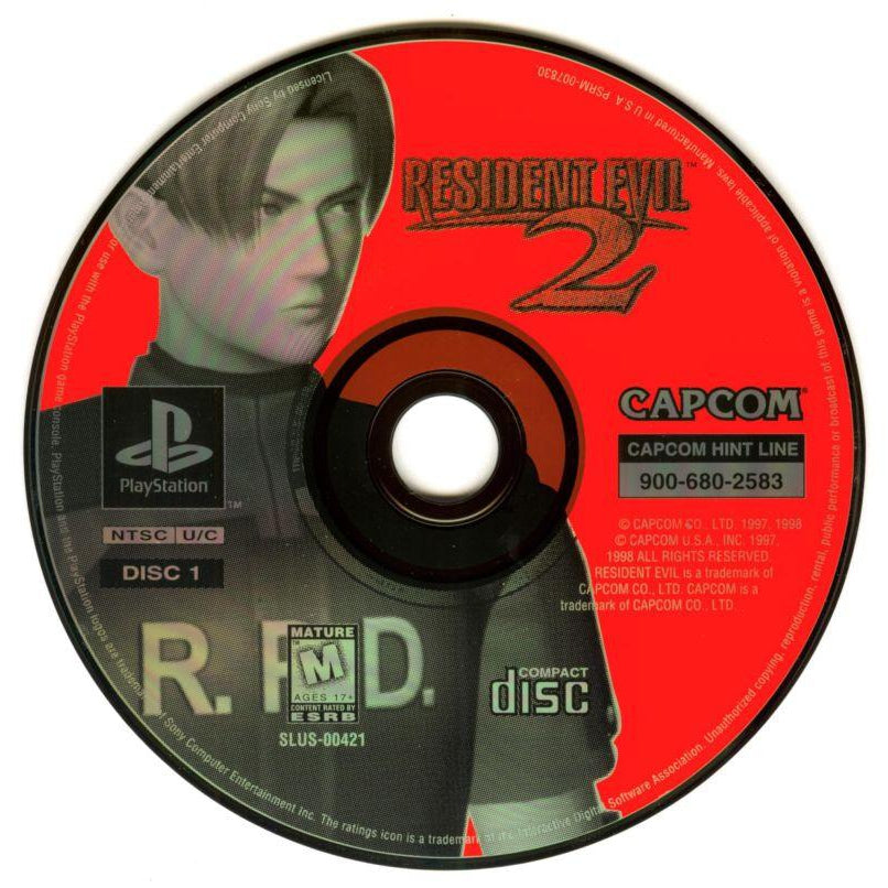 Resident Evil 2 - PlayStation 1 (PS1) Game Complete - YourGamingShop.com - Buy, Sell, Trade Video Games Online. 120 Day Warranty. Satisfaction Guaranteed.