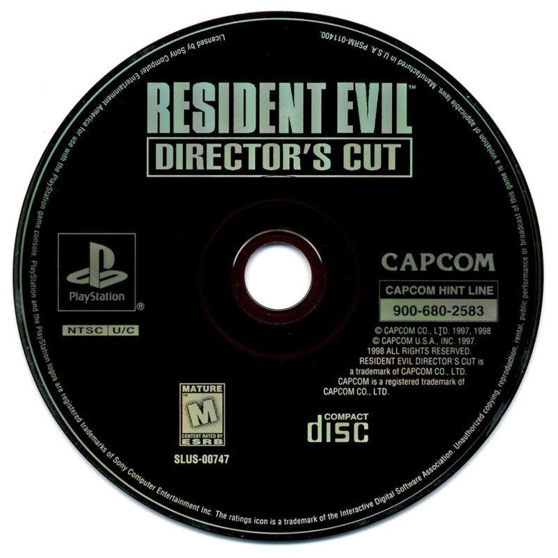 Your Gaming Shop - Resident Evil Director's Cut (Greatest Hits) - PlayStation 1 (PS1) Game
