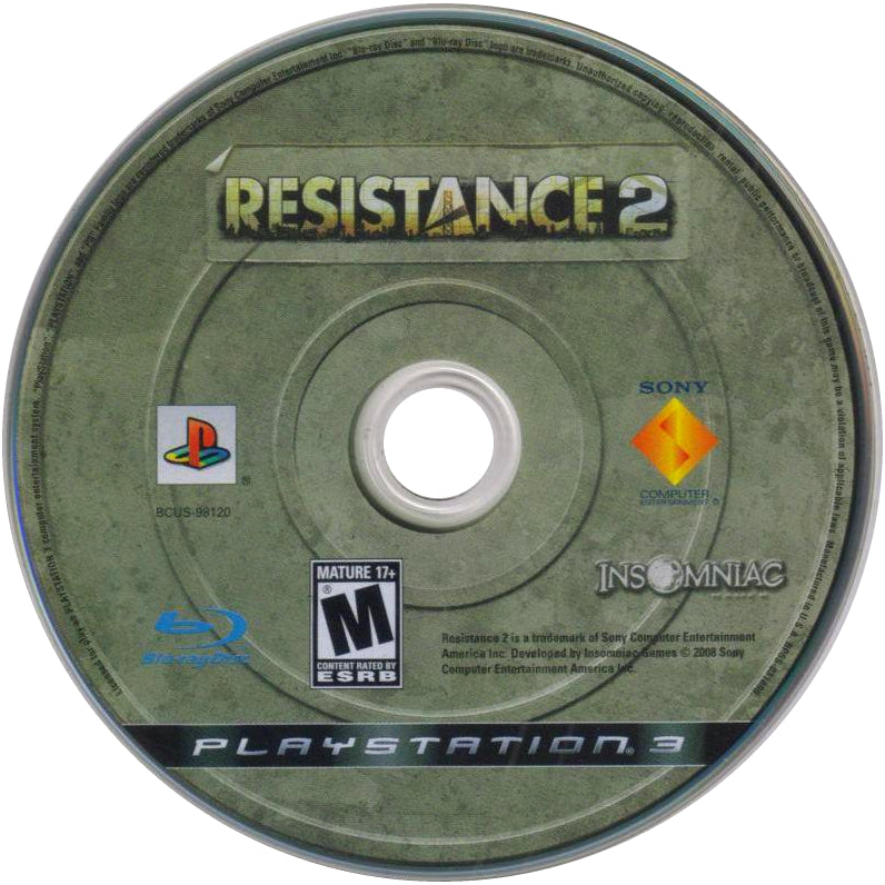 Resistance 2 - PlayStation 3 (PS3) Game