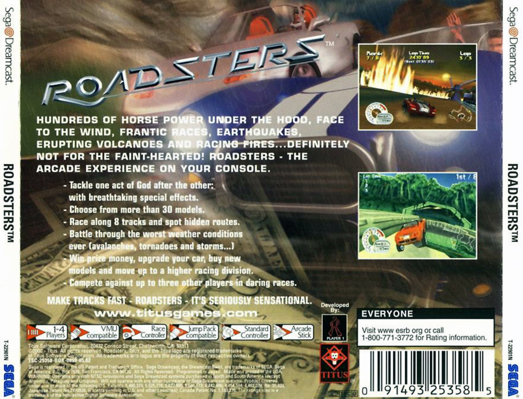 Roadsters - Sega Dreamcast Game