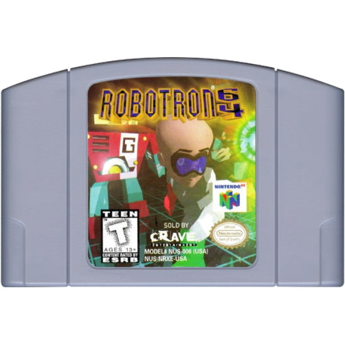 Robotron 64 - Authentic Nintendo 64 (N64) Game Cartridge - YourGamingShop.com - Buy, Sell, Trade Video Games Online. 120 Day Warranty. Satisfaction Guaranteed.