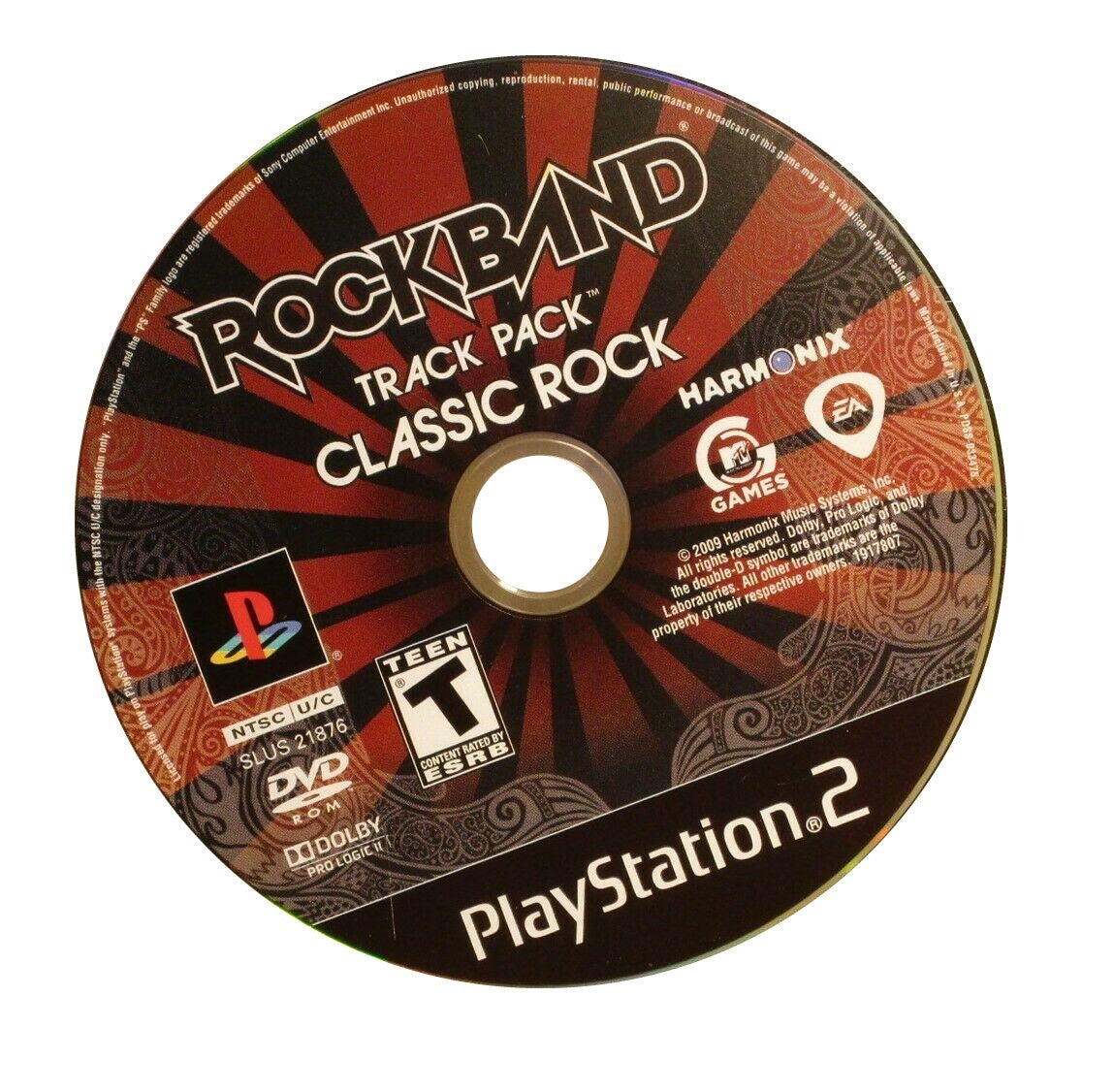 Rock Band Track Pack: Classic Rock - PlayStation 2 (PS2) Game