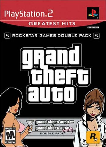 Grand Theft Auto Double Pack (Greatest Hits) - PlayStation 2 (PS2) Game
