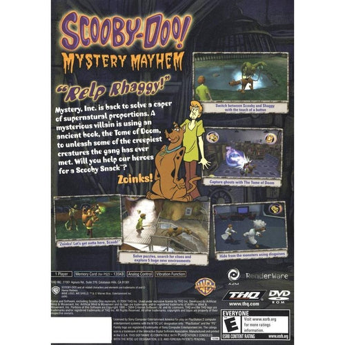 Scooby Doo: Mystery Mayhem - PlayStation 2 (PS2) Game Complete - YourGamingShop.com - Buy, Sell, Trade Video Games Online. 120 Day Warranty. Satisfaction Guaranteed.