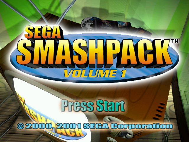 Sega Smash Pack Volume 1 - Sega Dreamcast Game