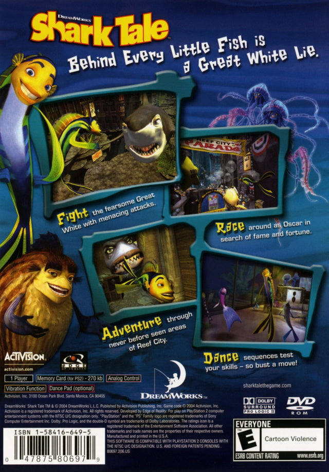 Shark Tale (Greatest Hits) - PlayStation 2 (PS2) Game