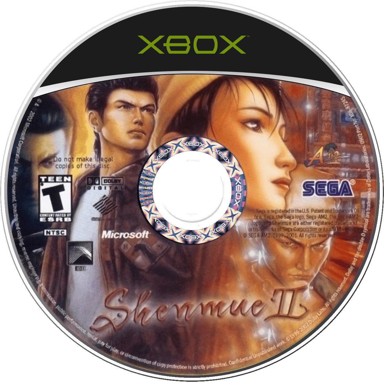 Shenmue II - Microsoft Xbox Game