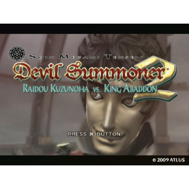 Shin Megami Tensei: Devil Summoner 2 - Raidou Kuzunoha vs. King Abaddon - PlayStation 2 (PS2) Game Complete - YourGamingShop.com - Buy, Sell, Trade Video Games Online. 120 Day Warranty. Satisfaction Guaranteed.