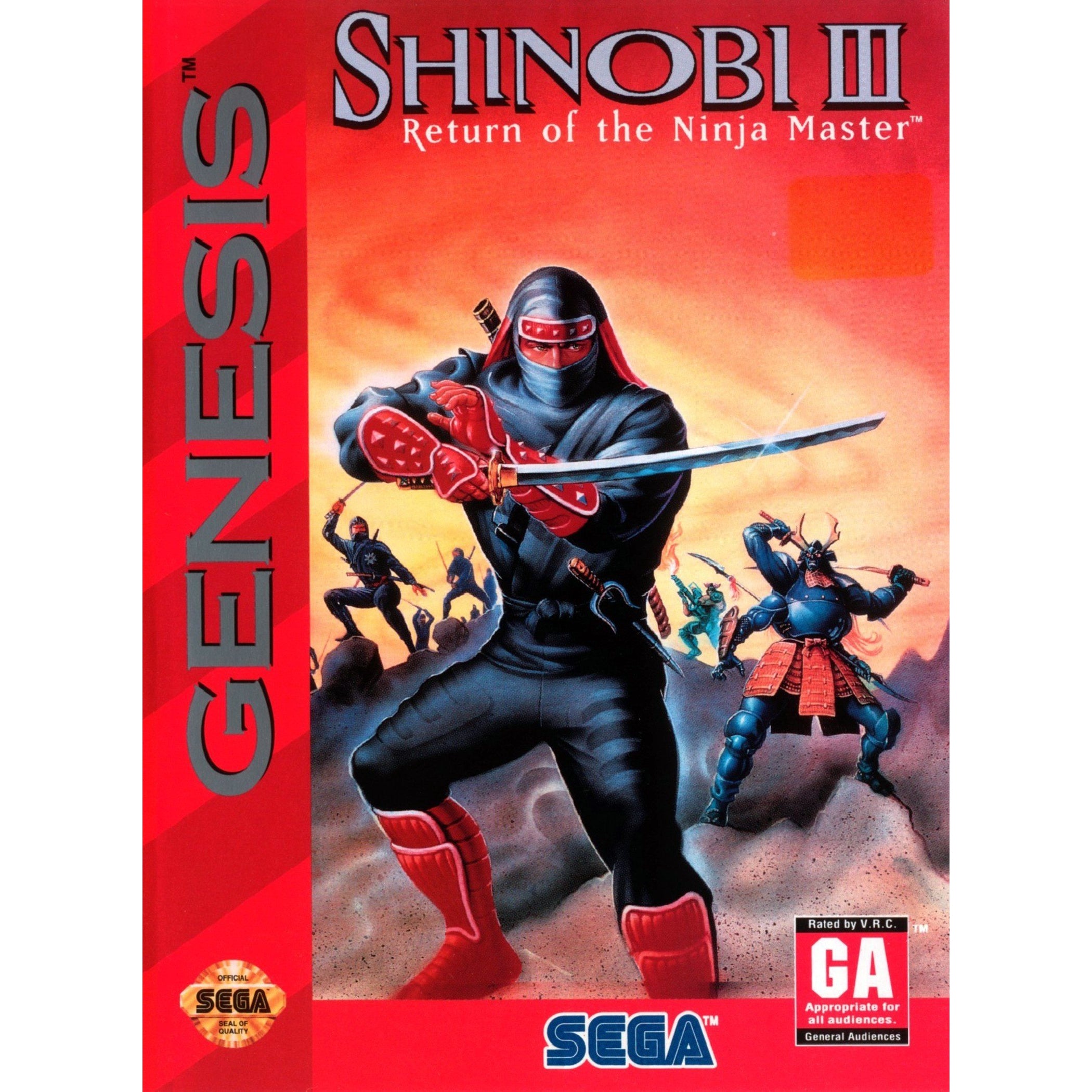 Shinobi III: Return of the Ninja Master - Sega Genesis Game Complete - YourGamingShop.com - Buy, Sell, Trade Video Games Online. 120 Day Warranty. Satisfaction Guaranteed.