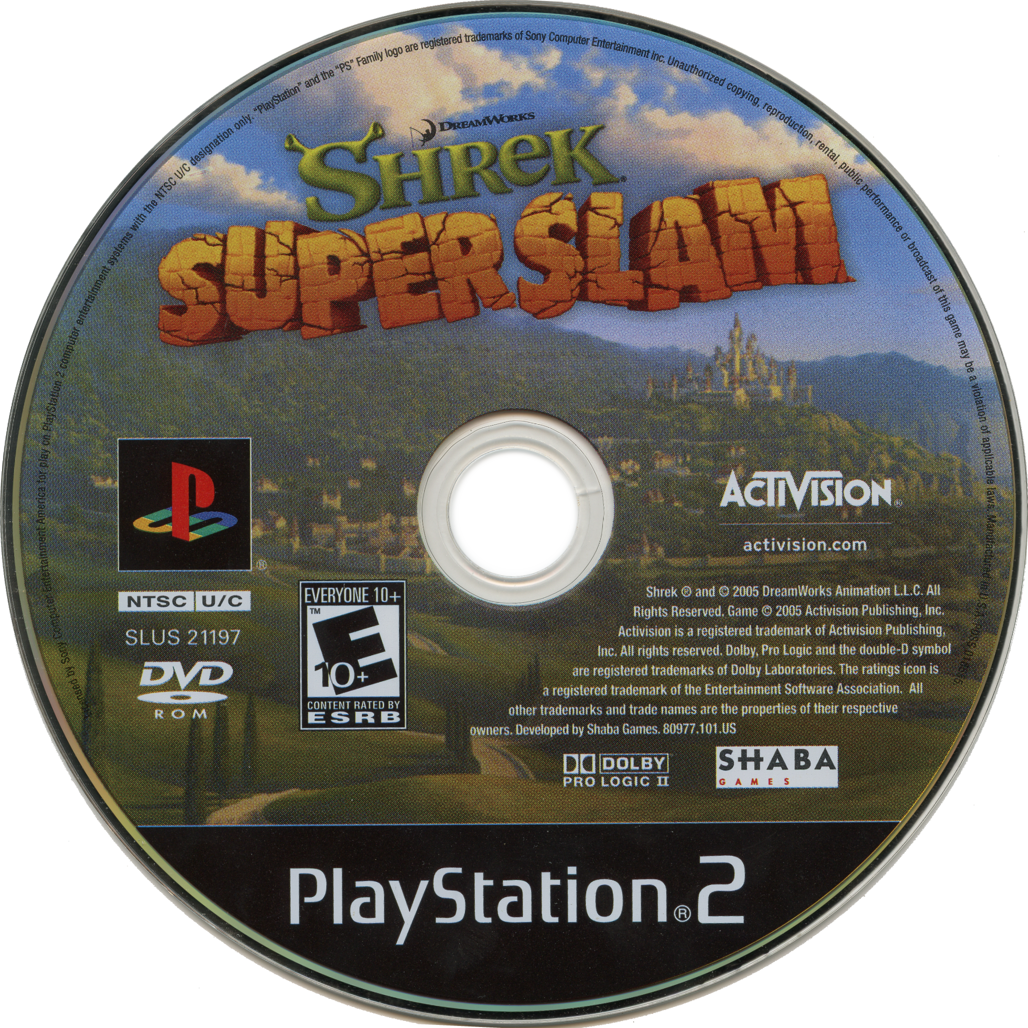 Shrek SuperSlam - PlayStation 2 (PS2) Game
