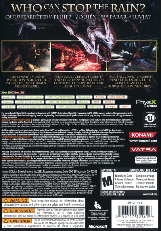 Silent Hill: Downpour - Xbox 360 Game