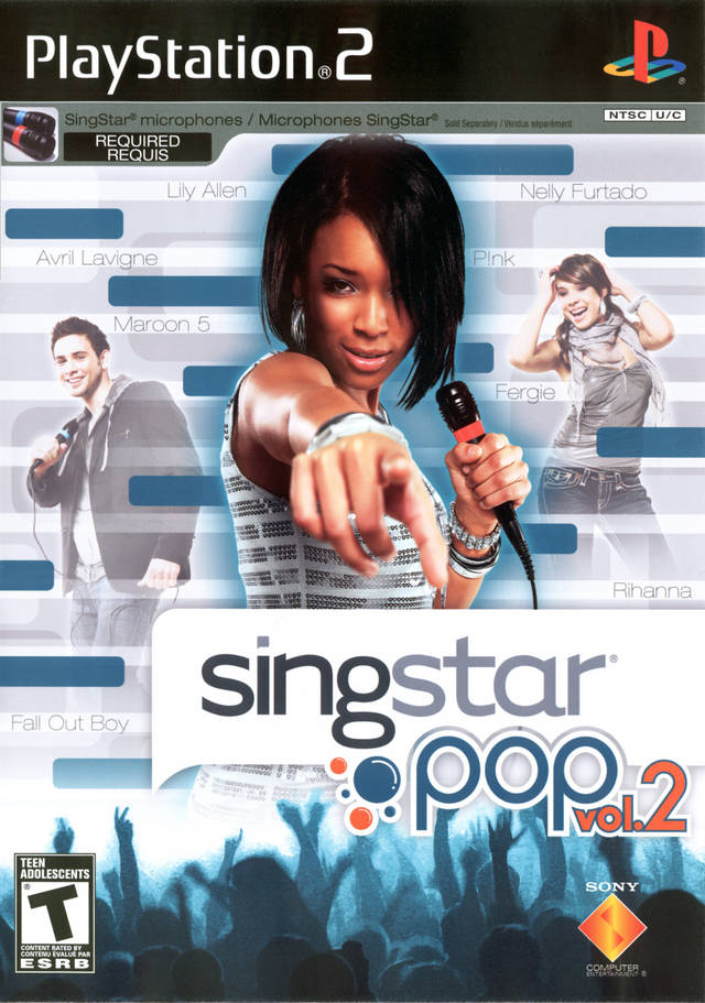SingStar: Pop Vol. 2 - PlayStation 2 (PS2) Game