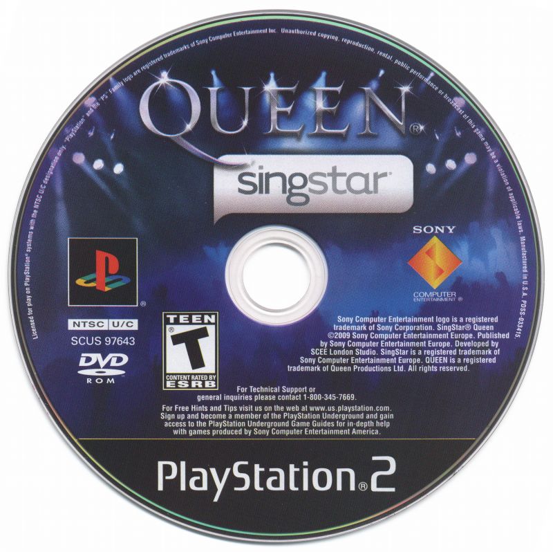 SingStar: Queen - PlayStation 2 (PS2) Game