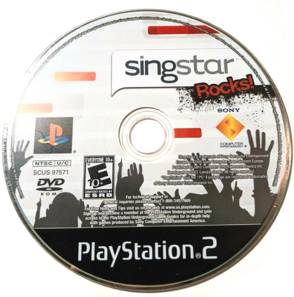 SingStar: Rocks! - PlayStation 2 (PS2) Game