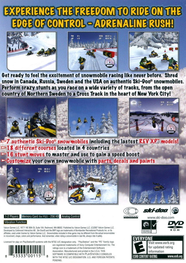 Ski-Doo: Snow X Racing - PlayStation 2 (PS2) Game