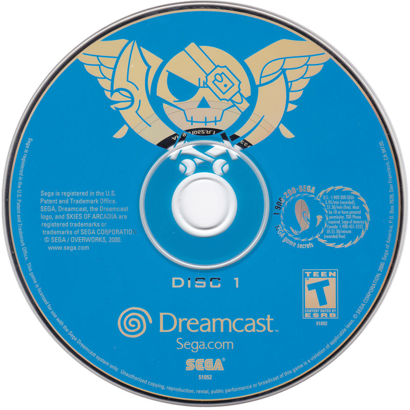 Skies of Arcadia - Sega Dreamcast Game Complete - YourGamingShop.com - Buy, Sell, Trade Video Games Online. 120 Day Warranty. Satisfaction Guaranteed.