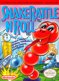 Snake Rattle n Roll - Authentic NES Game Cartridge