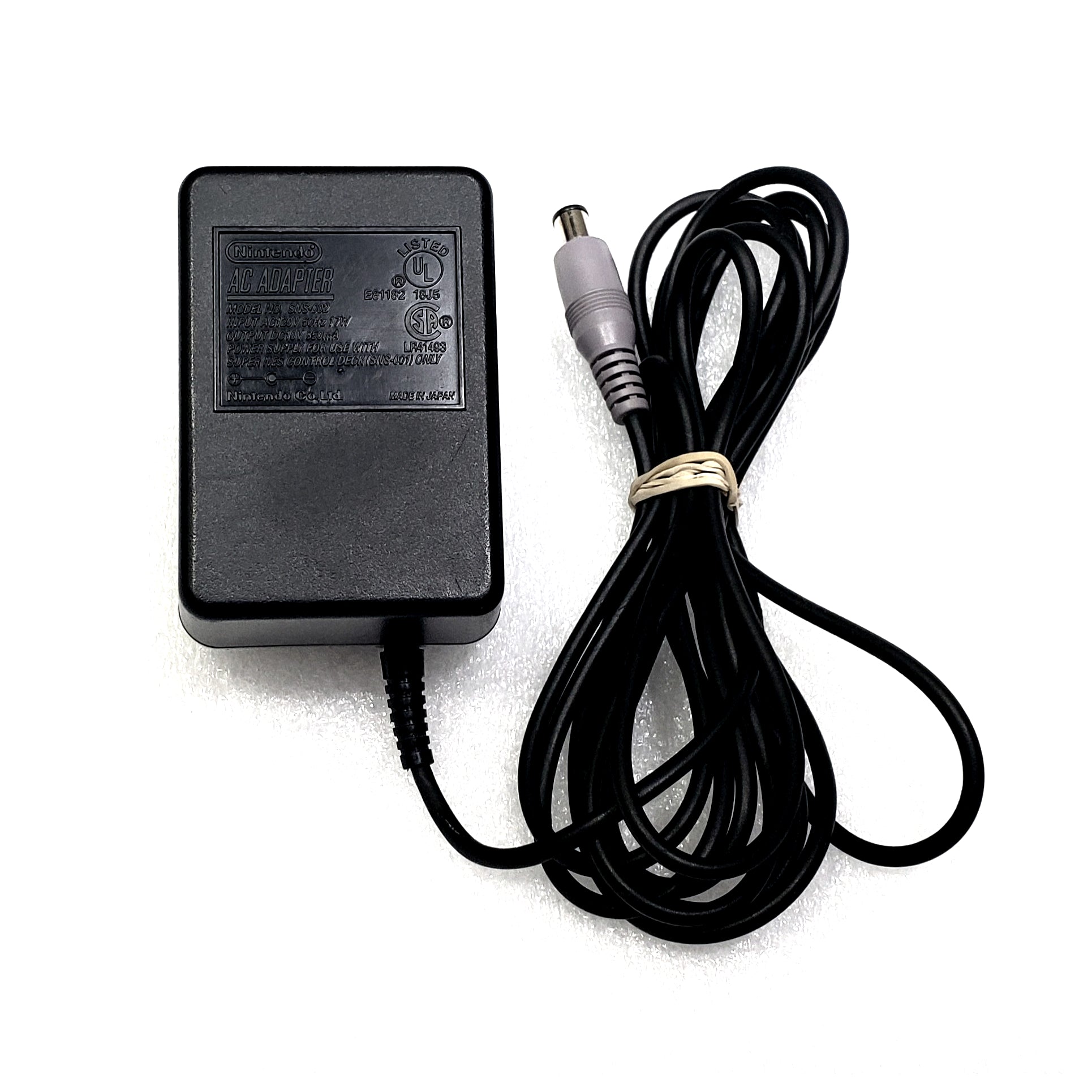 Super Nintendo (SNES) Official AC Power Adapter - YourGamingShop.com - Buy, Sell, Trade Video Games Online. 120 Day Warranty. Satisfaction Guaranteed.