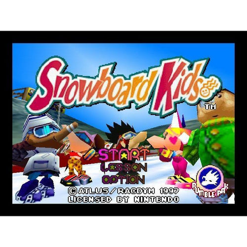 Snowboard Kids - Authentic Nintendo 64 (N64) Game Cartridge - YourGamingShop.com - Buy, Sell, Trade Video Games Online. 120 Day Warranty. Satisfaction Guaranteed.