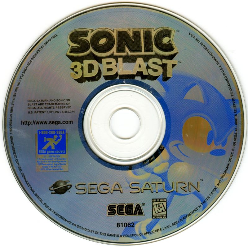 Sonic 3D Blast - Sega Saturn Game