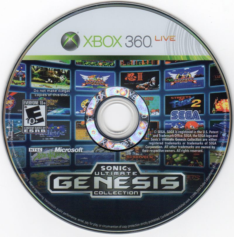 Sonic's Ultimate Genesis Collection (Platinum Hits) - Xbox 360 Game