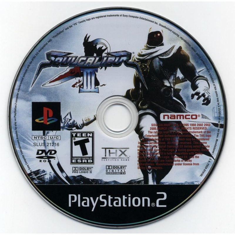 SoulCalibur III - PlayStation 2 (PS2) Game Complete - YourGamingShop.com - Buy, Sell, Trade Video Games Online. 120 Day Warranty. Satisfaction Guaranteed.