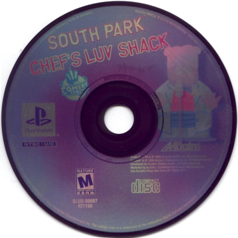 South Park: Chef's Luv Shack - PlayStation 1 (PS1) Game