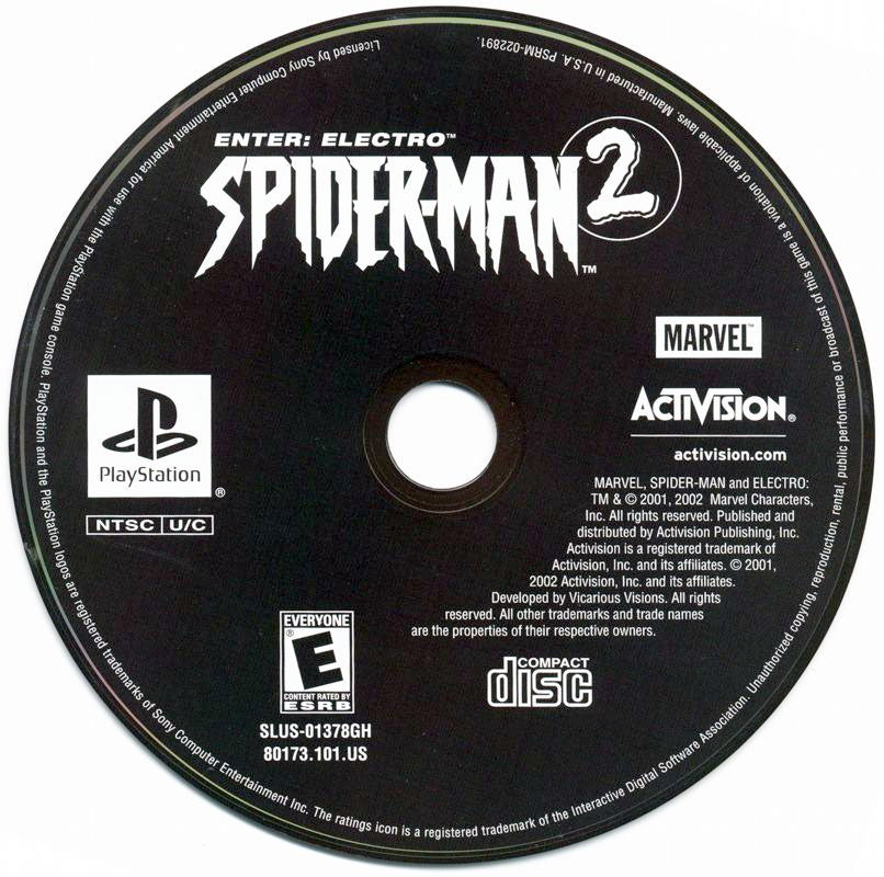 Spider-Man 2: Enter: Electro (Greatest Hits) - PlayStation 1 (PS1) Game