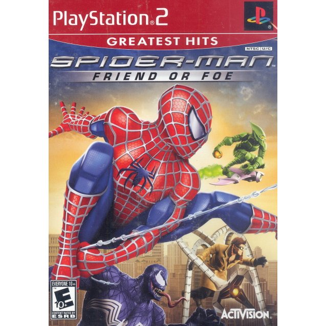 Spider-Man: Friend or Foe (Greatest Hits) - PlayStation 2 (PS2) Game Complete - YourGamingShop.com - Buy, Sell, Trade Video Games Online. 120 Day Warranty. Satisfaction Guaranteed.